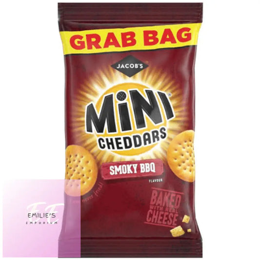 Mini Cheddars Bbq Grab Bag Case 30X45G Snack Foods