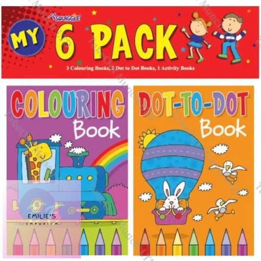 Mini Colouring Books - 6 Pack