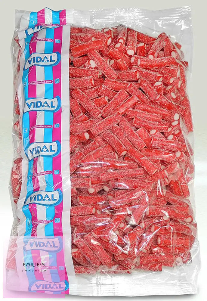 Mini Fizzy Strawberry Pencils (Vidal) 3Kg