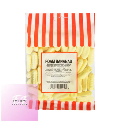 Mini Foam Bananas 100G Sweets