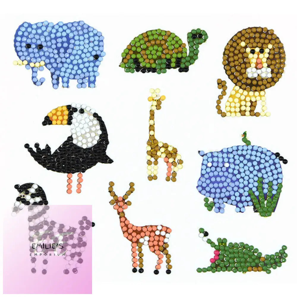 Mini Kids Diamond Arts - Choice Of Design Animals 4