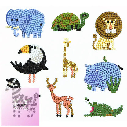 Mini Kids Diamond Arts - Choice Of Design Animals 4