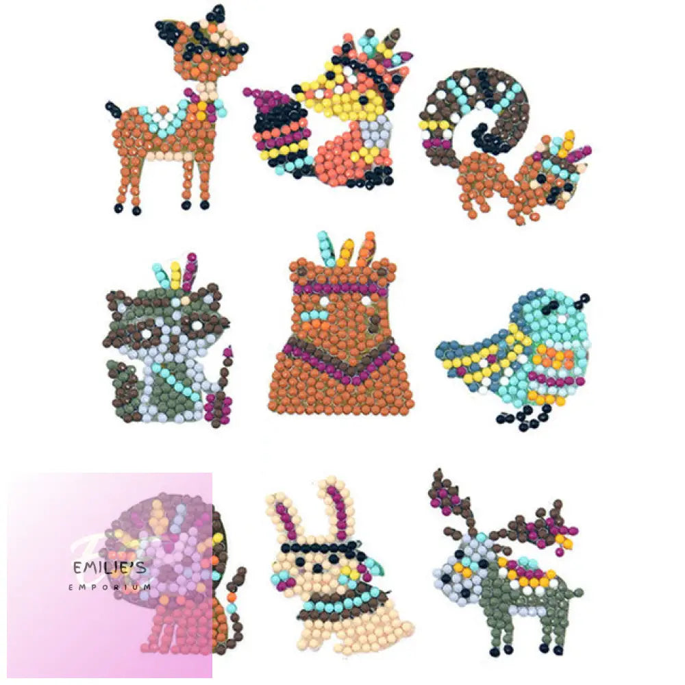 Mini Kids Diamond Arts - Choice Of Design Animals 8