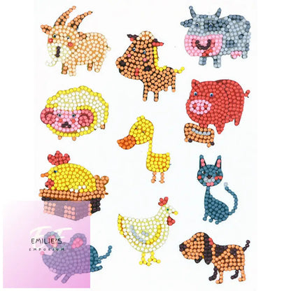 Mini Kids Diamond Arts - Choice Of Design Farm Animals