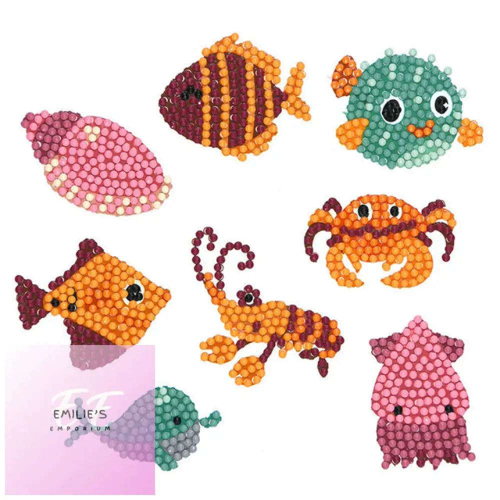 Mini Kids Diamond Arts - Choice Of Design Sea Creatures 2