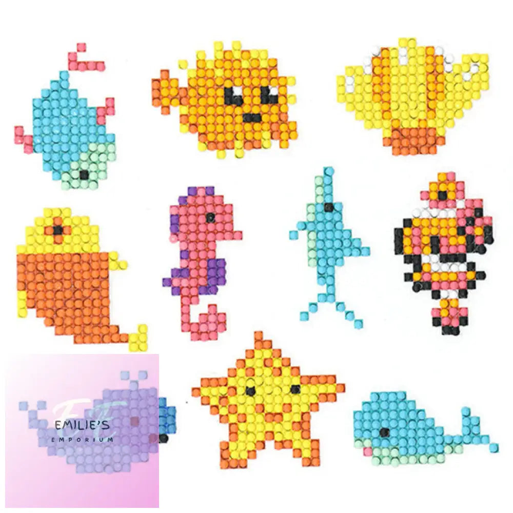 Mini Kids Diamond Arts - Choice Of Design Sea Creatures 3