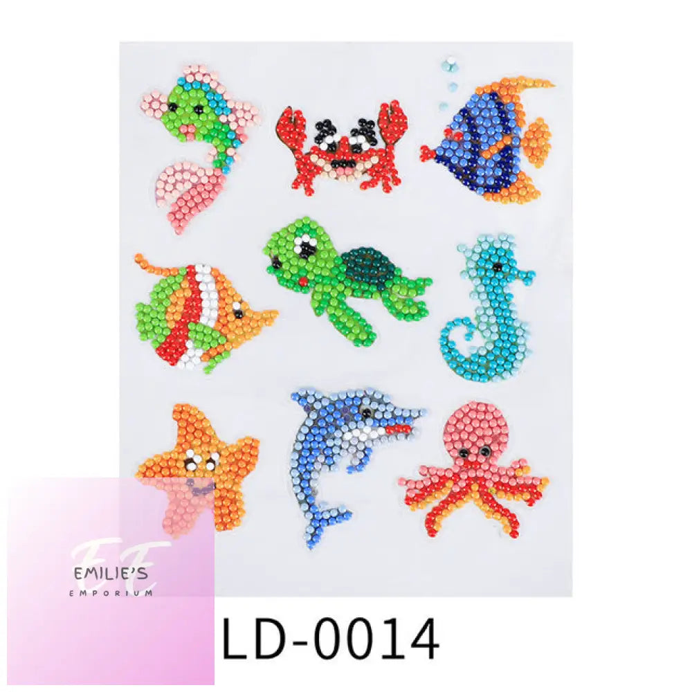 Mini Kids Diamond Arts - Choice Of Design Sea Creatures