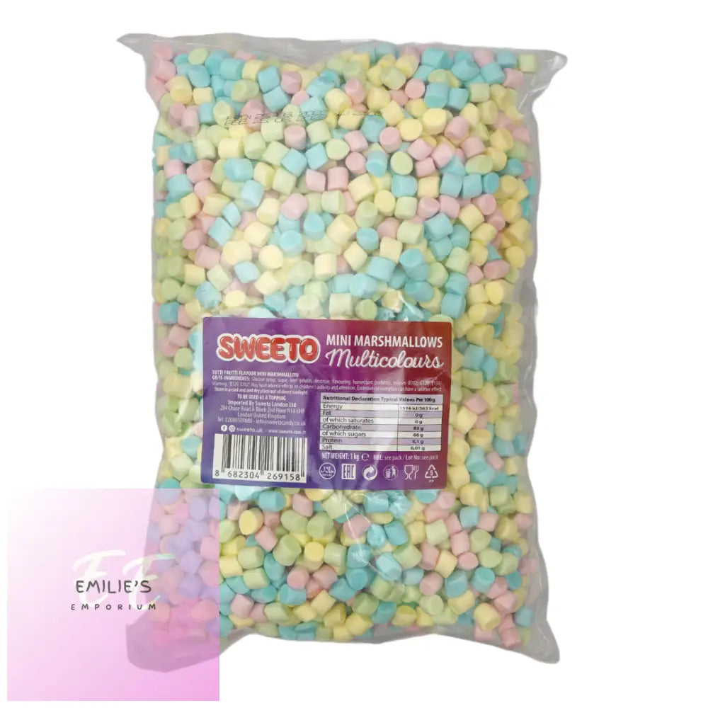 Mini Multicolours Marshmallows (Sweeto)