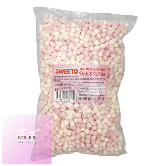 Mini Pink & White Marshmallows (Sweeto)