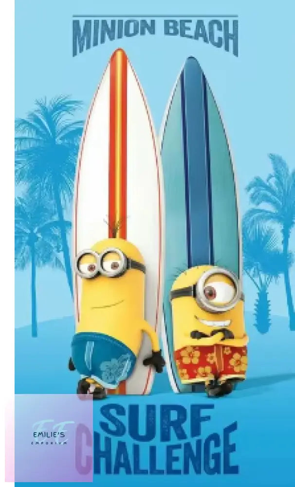 Minion Beach Surf Challenge Diamond Art 40X30Cm