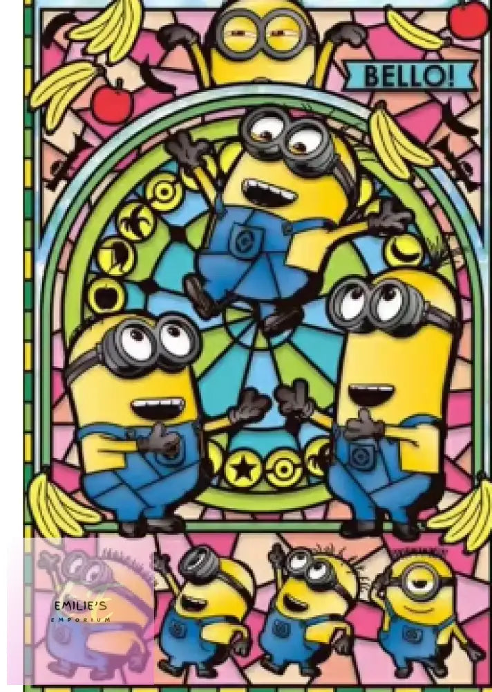 Minion Diamond Art Church Type Windows 40X30Cm