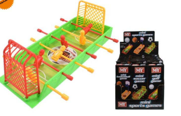 18x M.Y Assorted Mini Sports Games In Display Unit