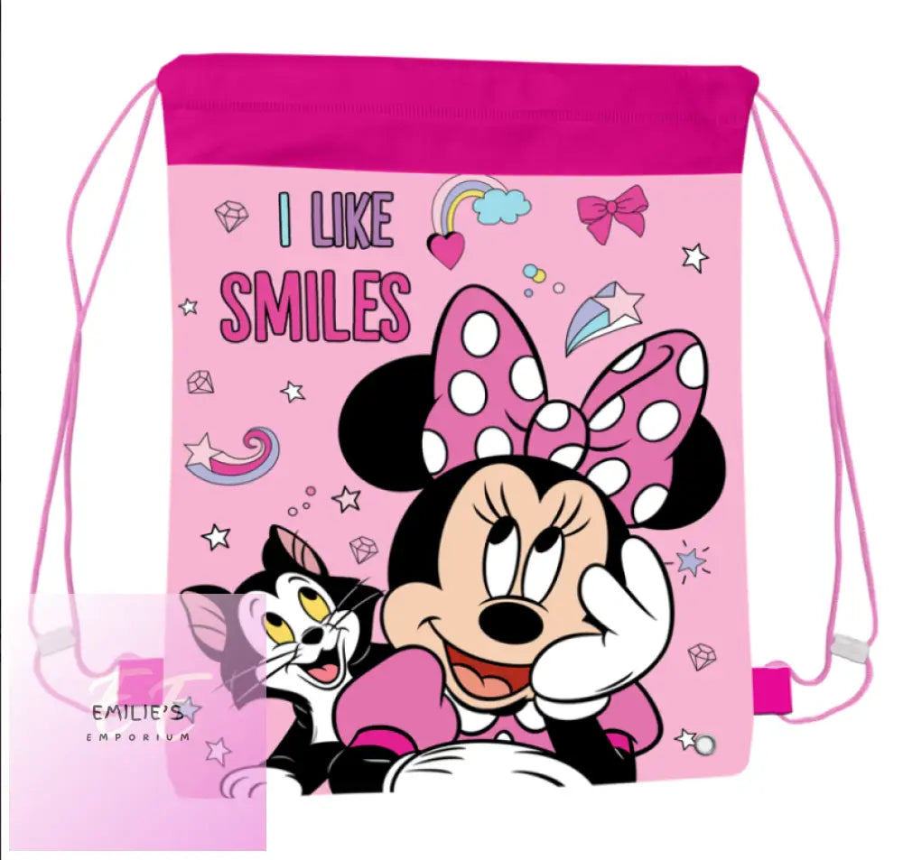 Minnie Mouse Pull String Bag