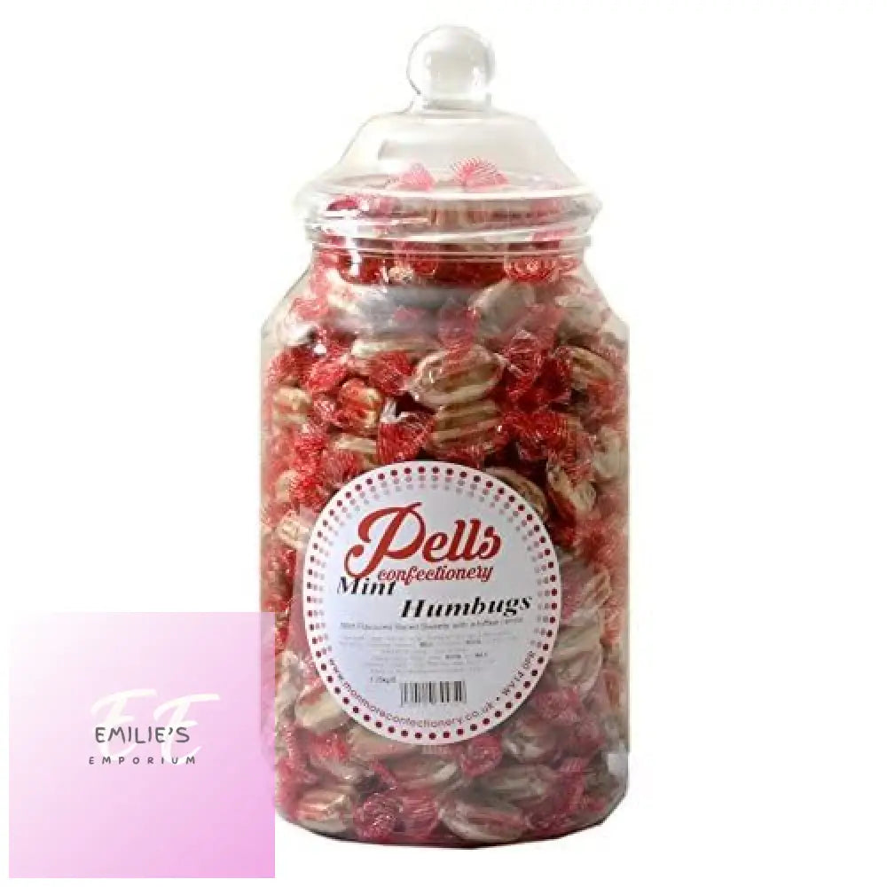 Mint Humbugs Jar (Pells) 1.75Kg