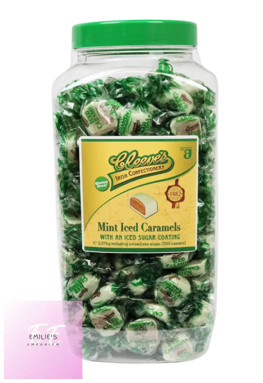 Mint Iced Caramels Jar (Cleeves) 2Kg