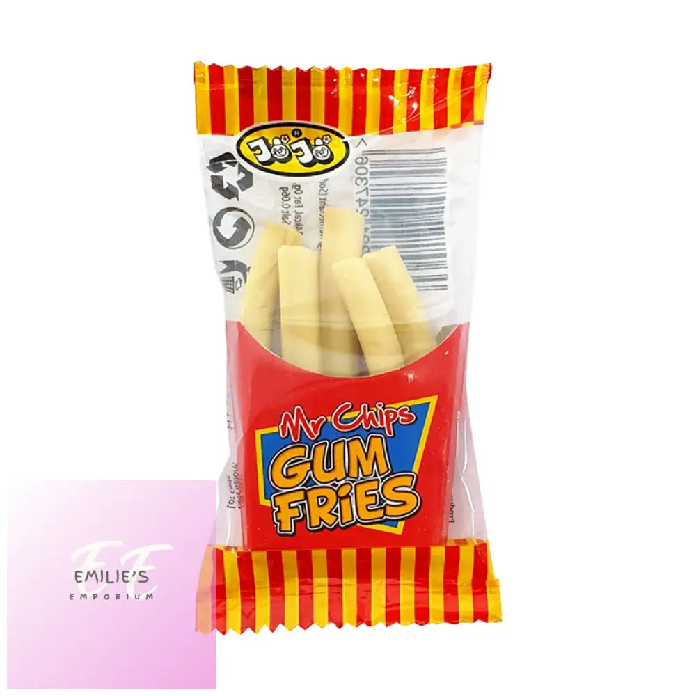 Mr Chips Gum Fries Bubblegum - 48 Count