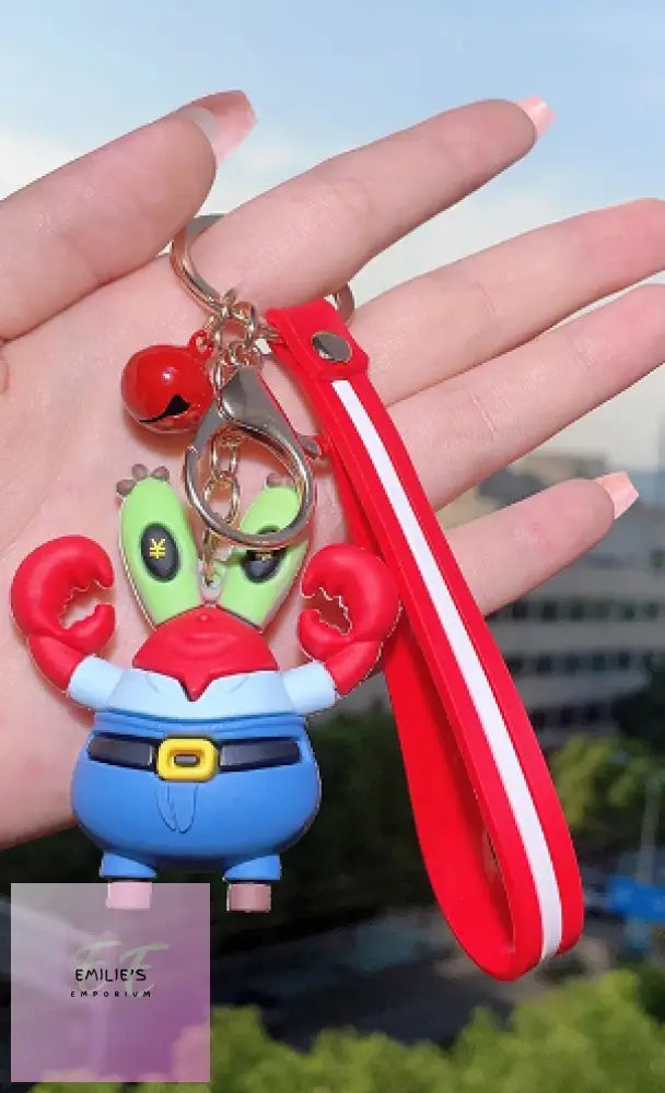 Mr Krabbs Key Ring