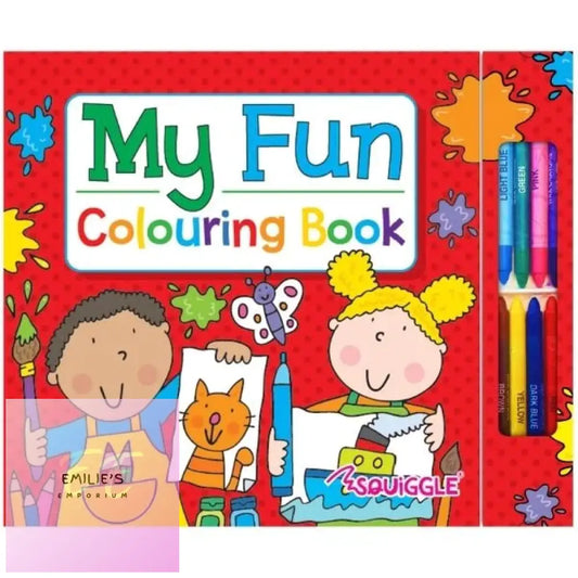 My Colouring Books With Crayons Fun