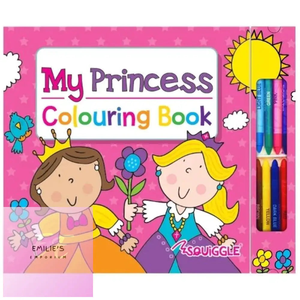 My Colouring Books With Crayons Princess