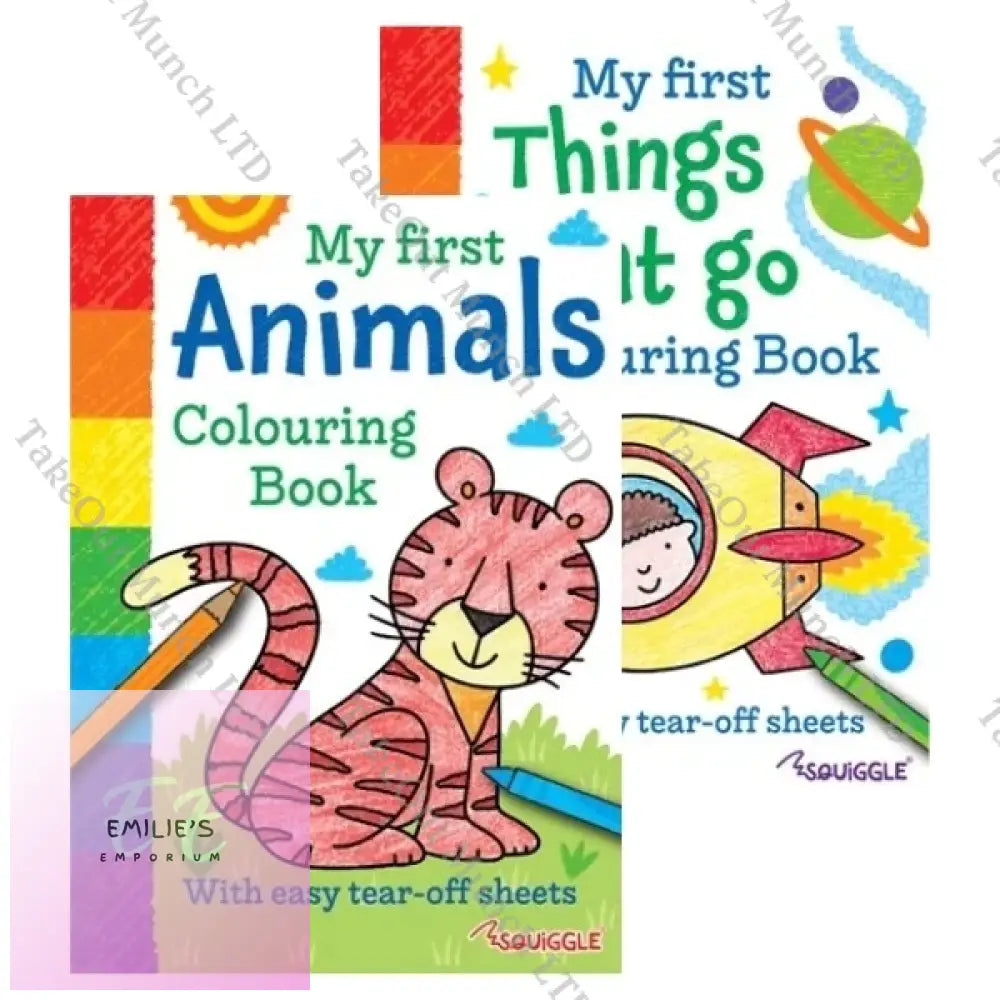 My First Animal / Things That Go Colouring Book - Assorted