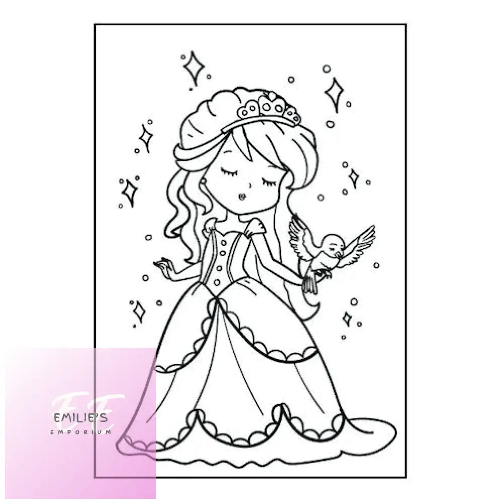 My Pretty Princess & Ballerina Colouring Book