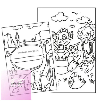 My Wild Dragon & Dinosaur Colouring Book