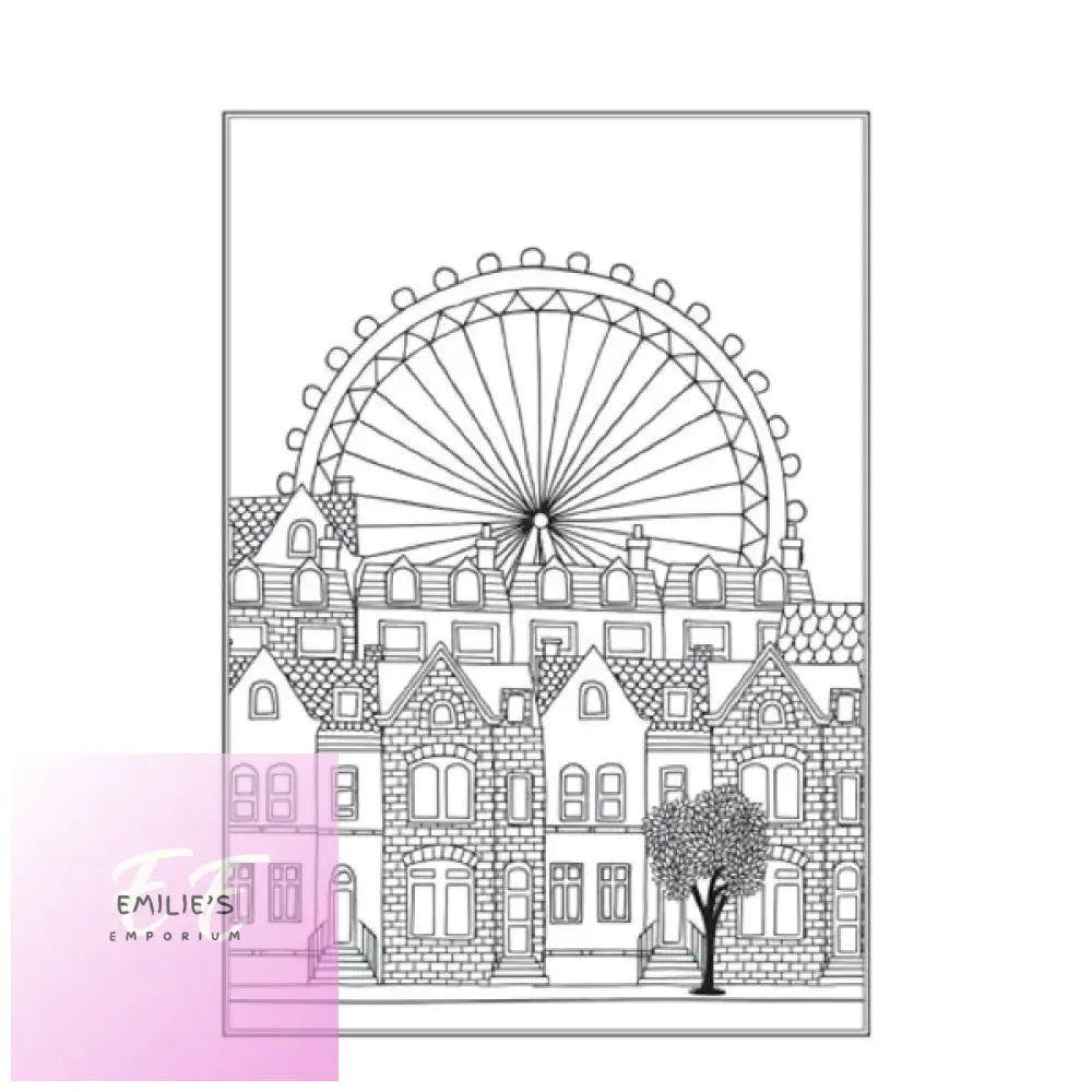 Nature Scenery Amazing City Colouring Book - Assorted