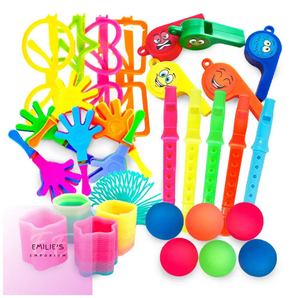 Neon Toy Mega Value Party Bag Filler Mix (60Pcs)