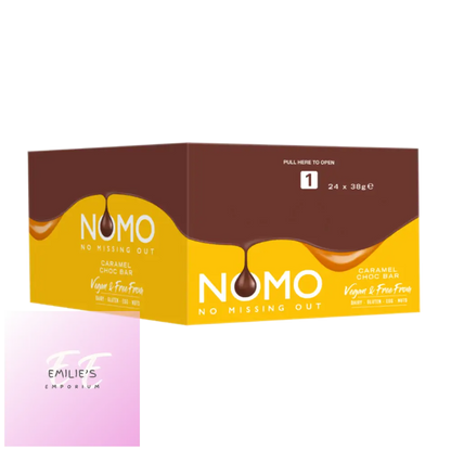 Nomo Caramel Filled Chocolate Bar 24 X 38G