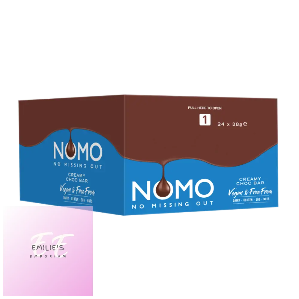 Nomo Creamy Vegan Chocolate Bar 24 X 38G