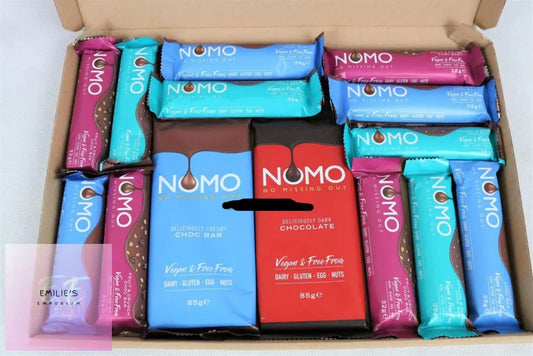 Nomo Variety Vegan Chocolate Bars Selection Box