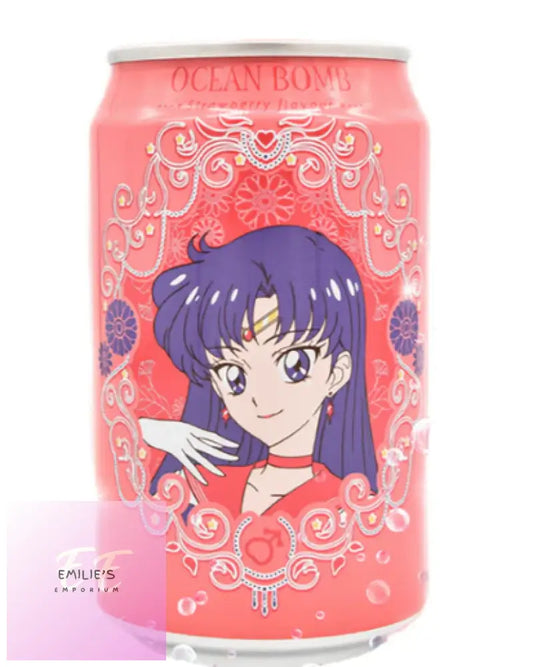 Ocean Bomb Sailor Moon Strawberry Sparkling Water 330Ml