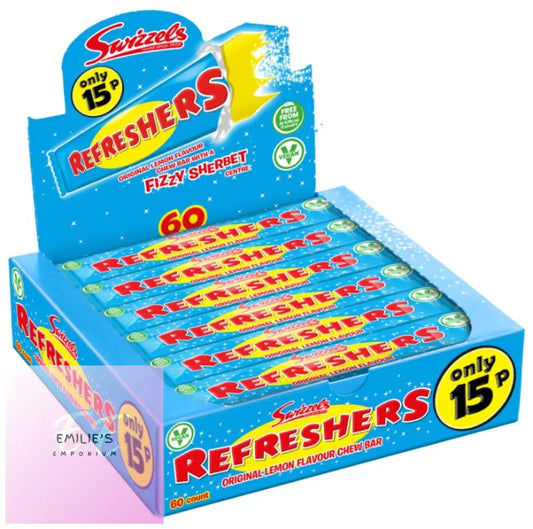 Original Refreshers Chew Bars (Swizzels) 60 Count