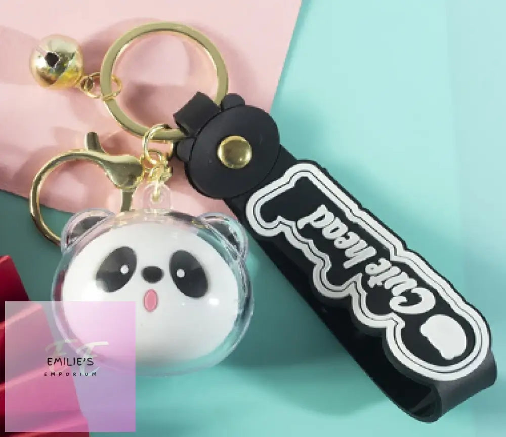 Panda Key Rings- Choices Cute Head