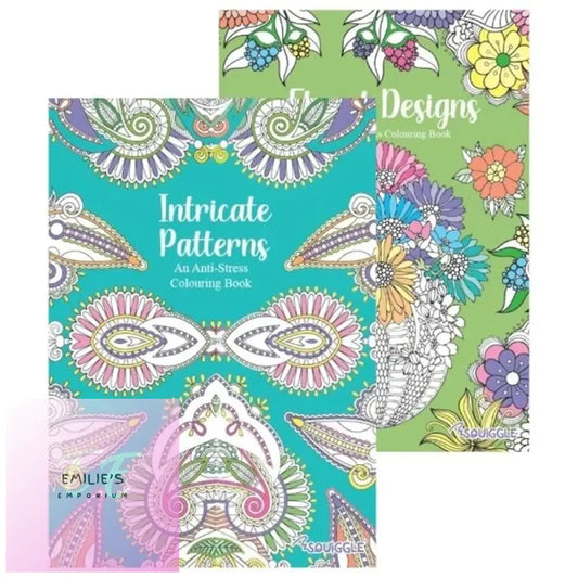 Patterns / Floral Designs Colouring Book - Assorted