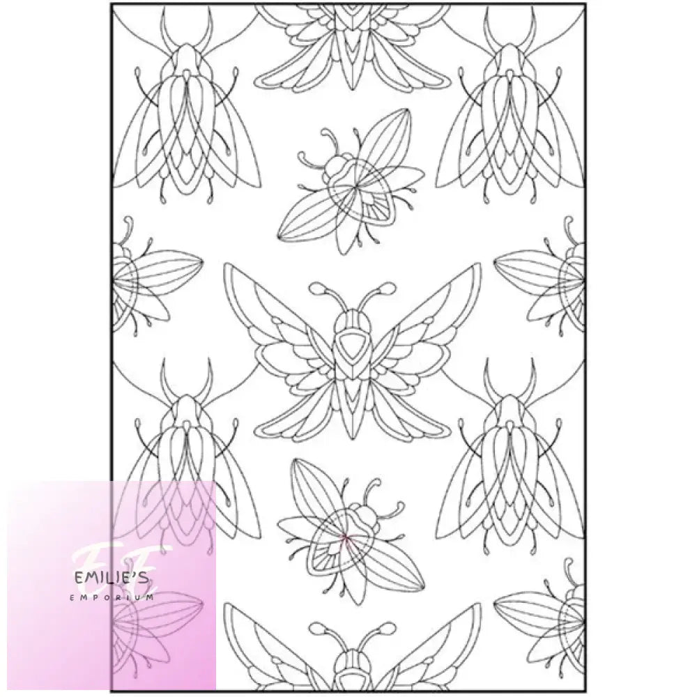 Patterns In Nature Advanced A4 Colouring Book