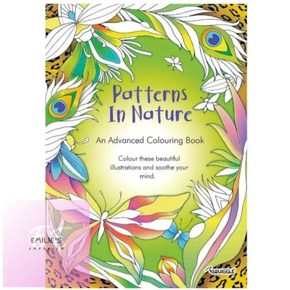 Patterns In Nature Advanced A4 Colouring Book