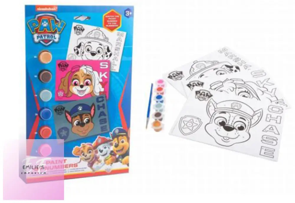 Paw Patrol Paint By Numbers Kit