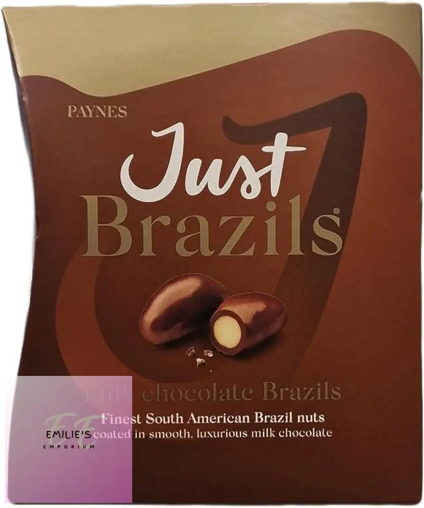 Paynes Just Milk Choc Brazils 8X150G