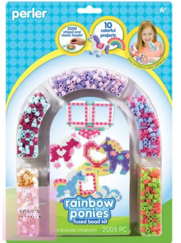 Perler...rainbow Ponies 2000 Bead Kit