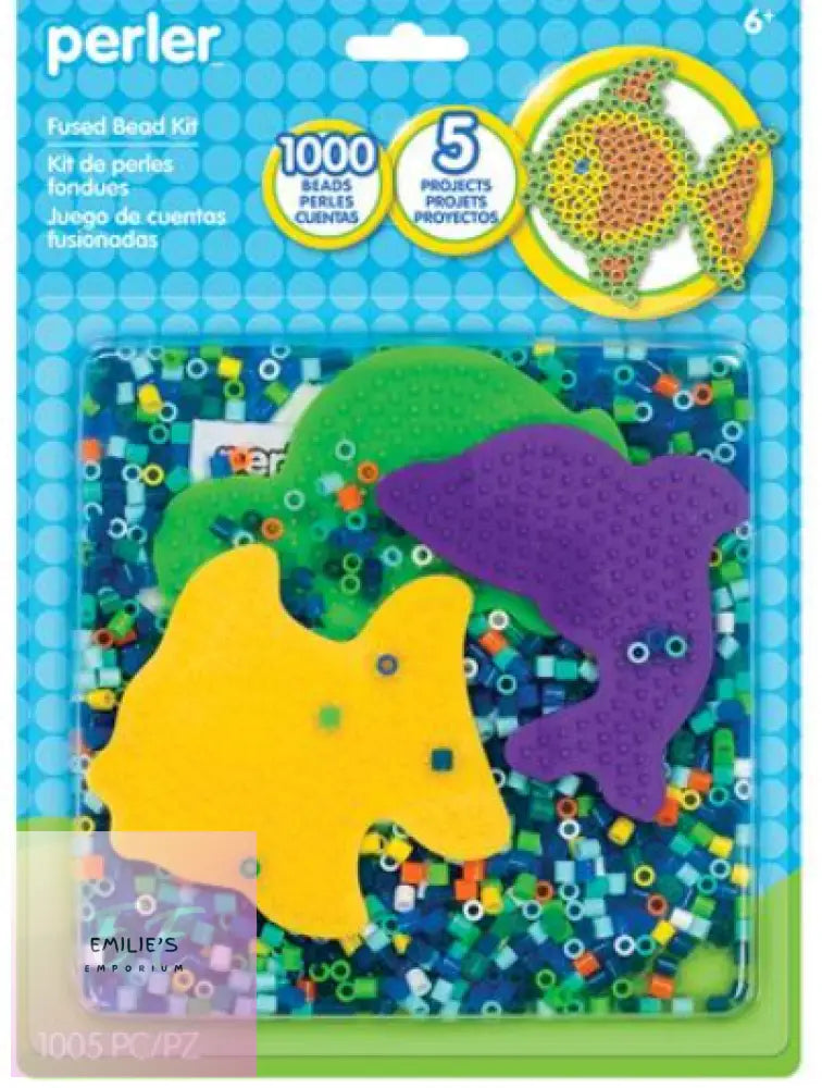 Perler...water Whimsy 1000 Bead Kit