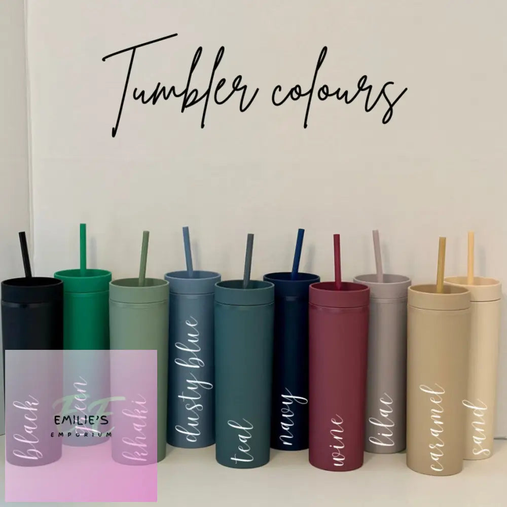 Personalised 16Oz Skinny Tumblers