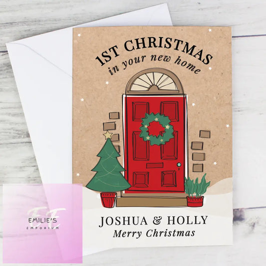 Personalised 1St Christmas In Your New Home Card