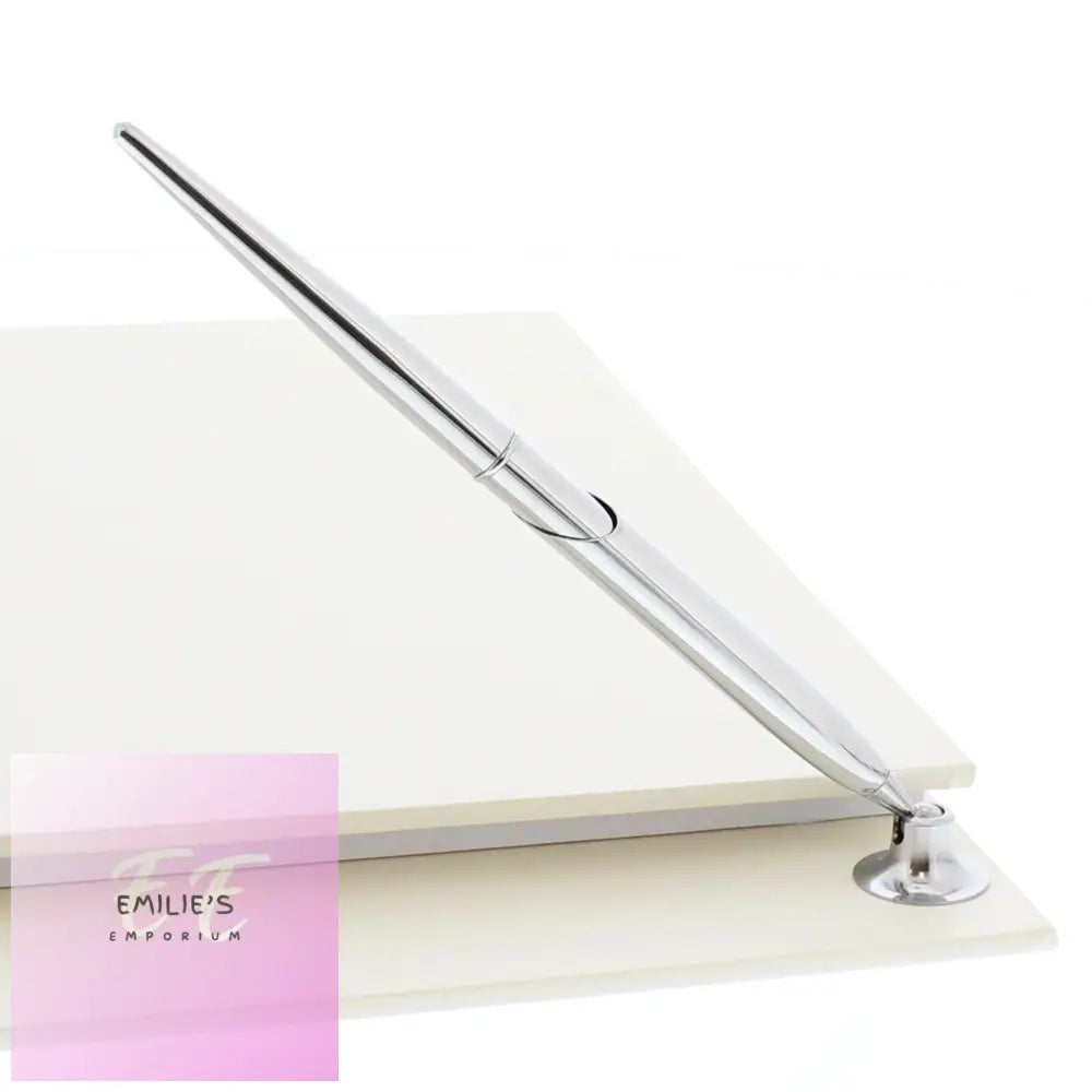 Personalised 40Th Ruby Anniversary Hardback Guest Book & Pen