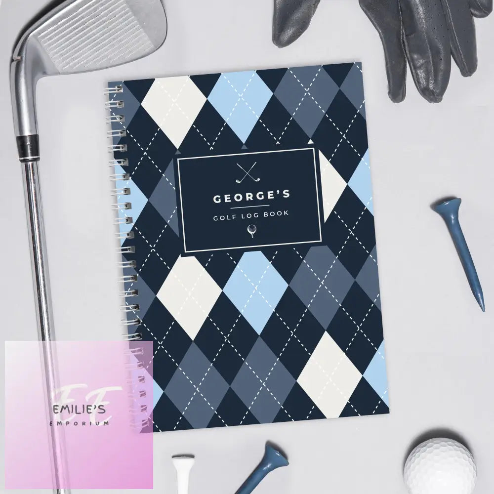 Personalised A5 Golf Log Book