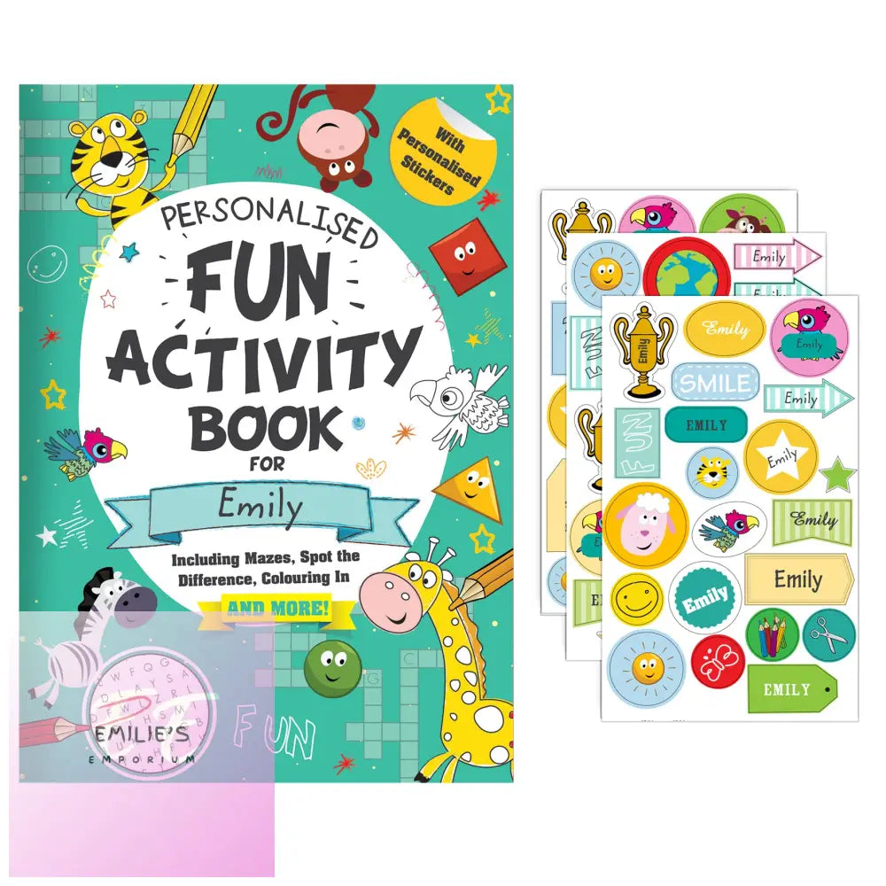 Personalised Activity Book With Stickers