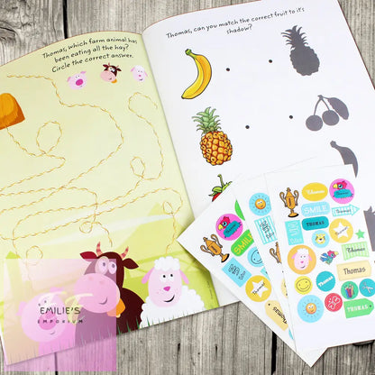 Personalised Activity Book With Stickers