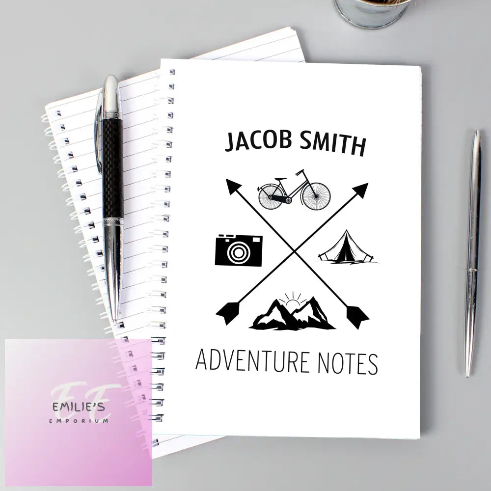 Personalised Adventure A5 Notebook