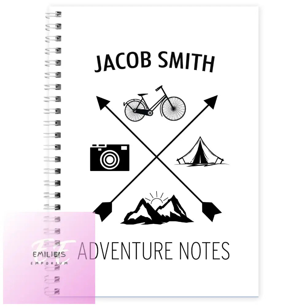 Personalised Adventure A5 Notebook