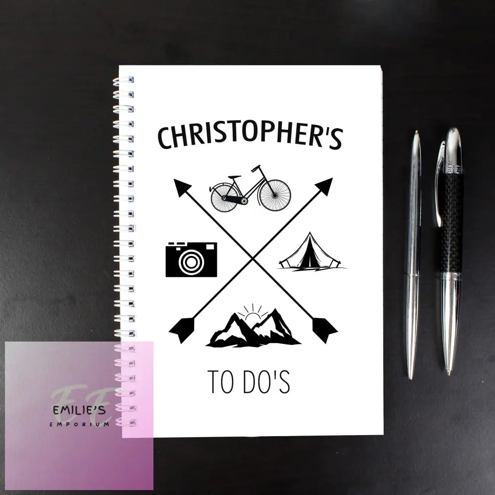 Personalised Adventure A5 Notebook